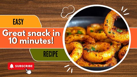 💯 These potatoes taste better than meat! Great snack in 10 minutes!
