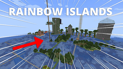 Exploring Rainbow Islands (2b2t Build) - (PC HD) [720p30FPS]