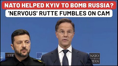 Speech: NATO Hand in 40 Russian Bomber Strikes? Rutte Ducks Question On Cam as Moscow Fumes