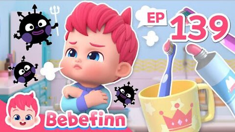 No, No, Toothbrushing! | Song for Kids | Bebefinn Nursery Rhymes