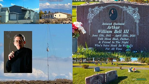 Art Bell's Complex, Giant Loop Antenna, And Gravesite In Pahrump, Nevada