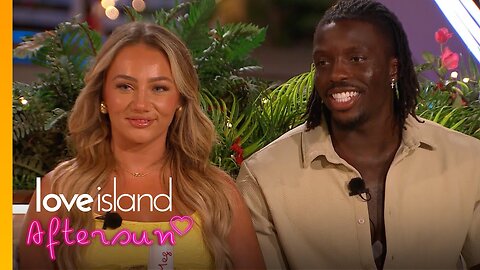 Meg and Dejon chat about their turbulent time in the Villa Aftersun Love Island 2025