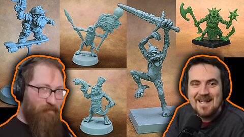 Tom and Ben look at Satyr Art Studio Miniatures