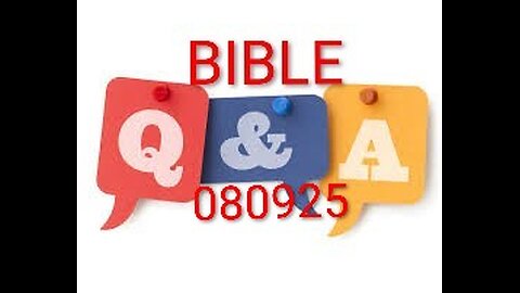YouTube Video Link https://youtu.be/gxeLLm3L3-8?feature=shared BIBLE Q&A 080925 #truth #jesus #mary