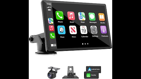 Portable Wireless CarPlay Car Stereo