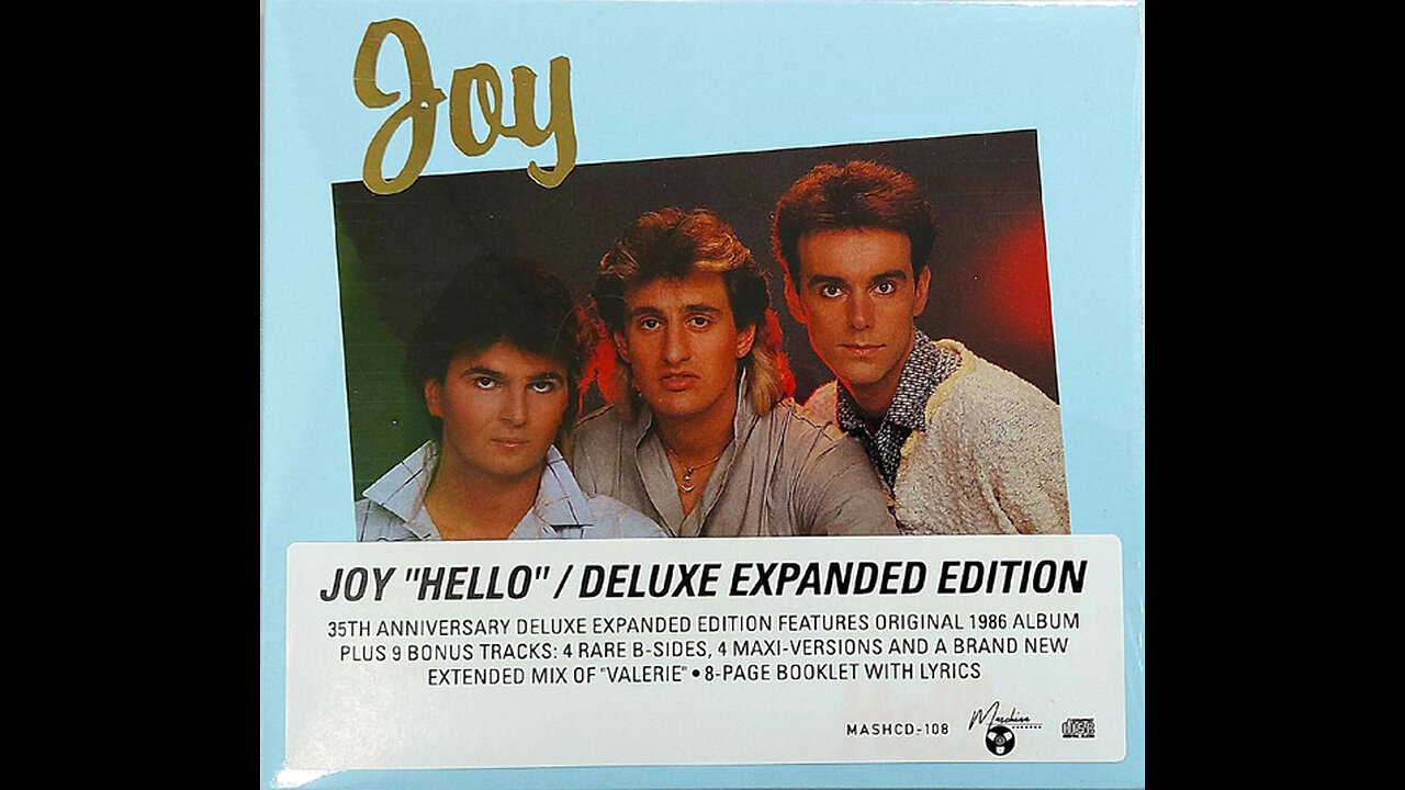 Joy - Hello (Deluxe Expanded Edition) 1986/2021 CD