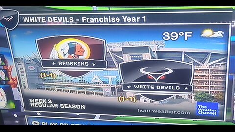 Wk3 Redskins at the white devils