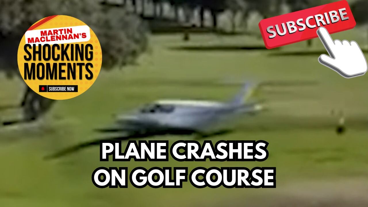 💥🛩️ PILOT CASHES HIS PLANE ON A GOLF COURSE 🛩️💥