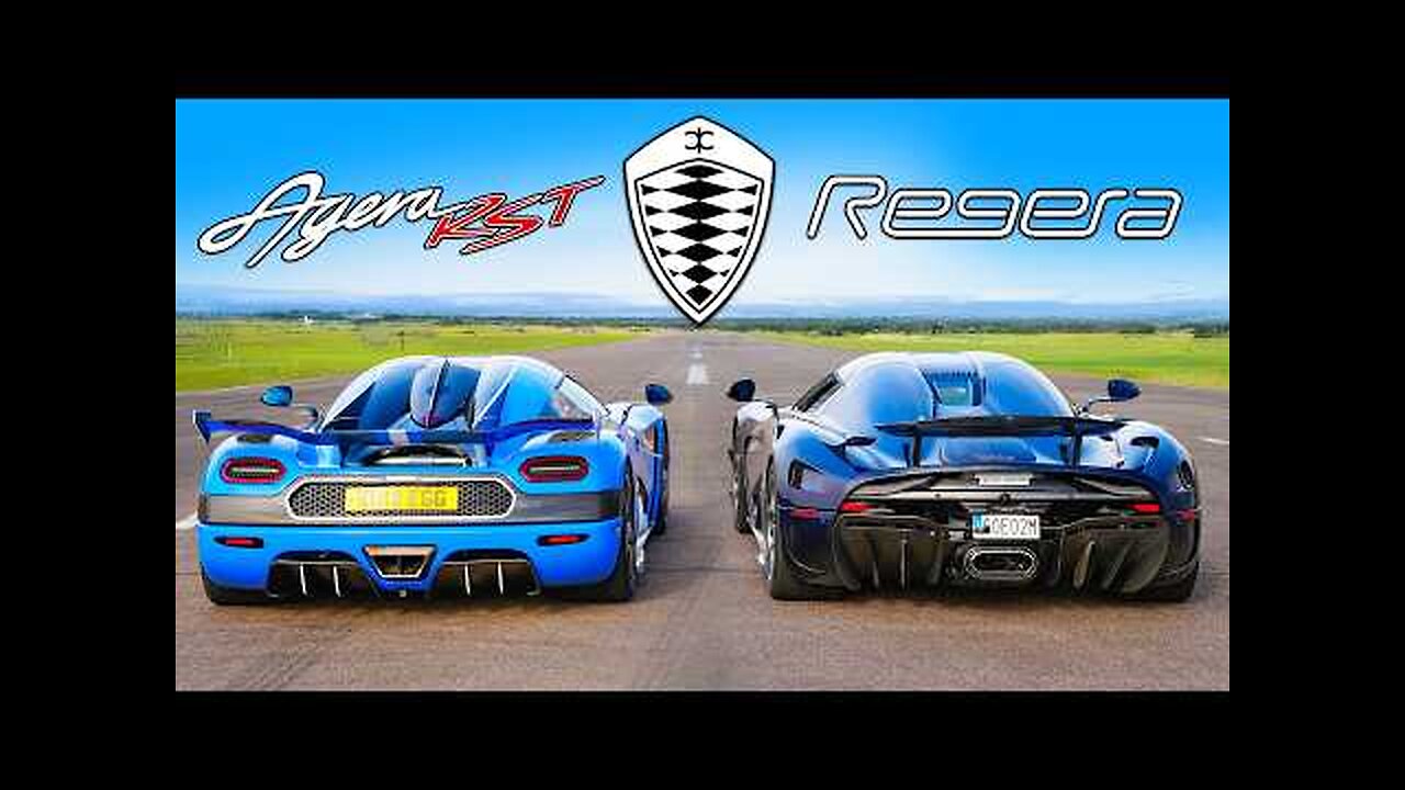 Koenigsegg Regera v Agera RST_ DRAG RACE