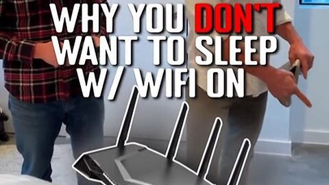 "Why You Should Turn Off Your WiFi Router for a Restful Night's Sleep"