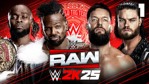 WWE 2K25 Raw June 30th 2025 - Match 1: New Tag CHAMPS!