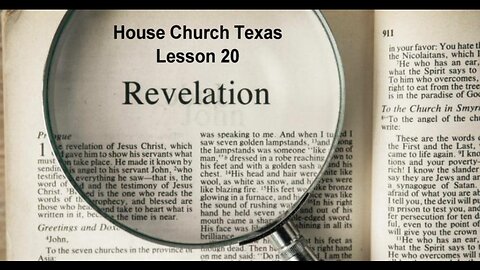 Journey Through Revelation Lesson 20-The Seven Bowls Of Wrath (4-30-2025)