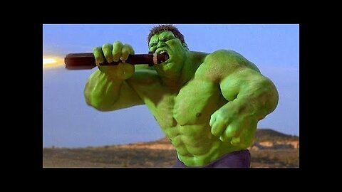 HULK Clip - "Hulk Escapes Military Base" (2003)