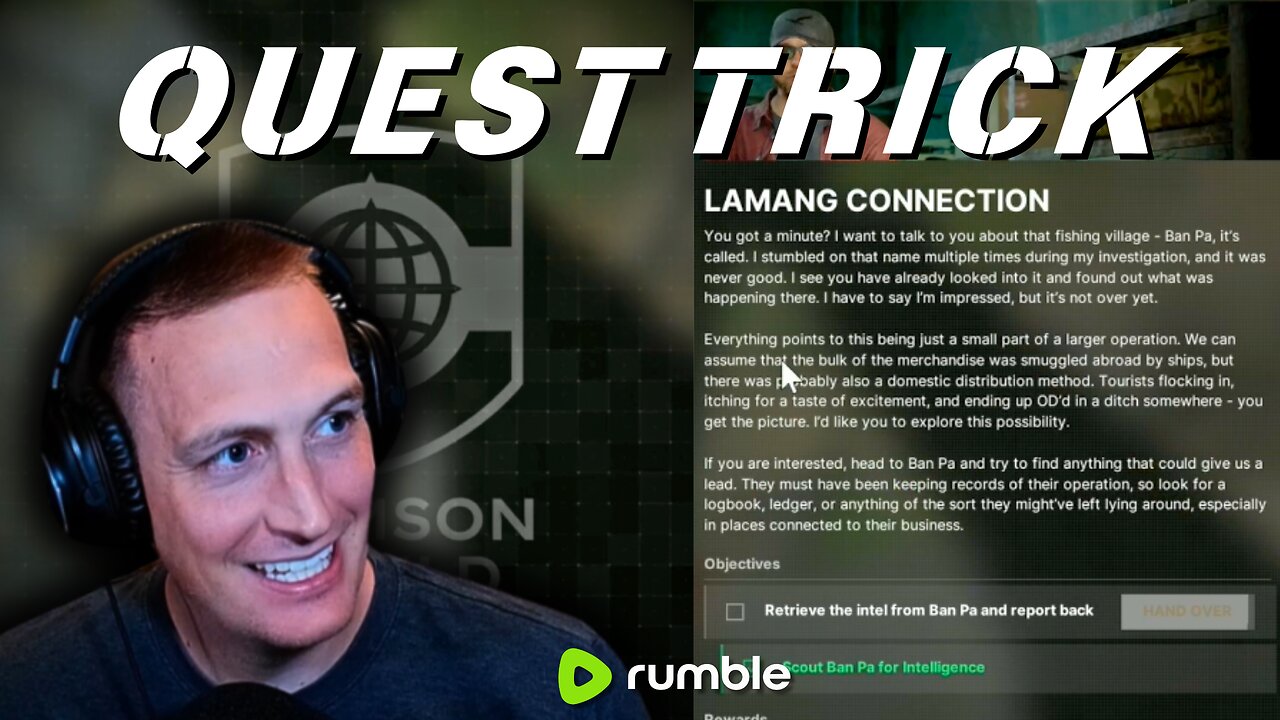 Quest Glitch/Trick | Lamang Connection | GrayZone Warfare