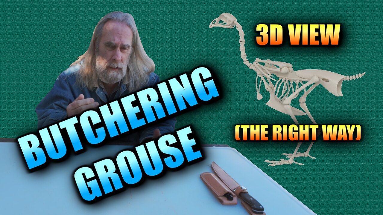 How I Fixed My Grouse Butchery — Traditional Indigenous Method + 3D Anatomy Guide