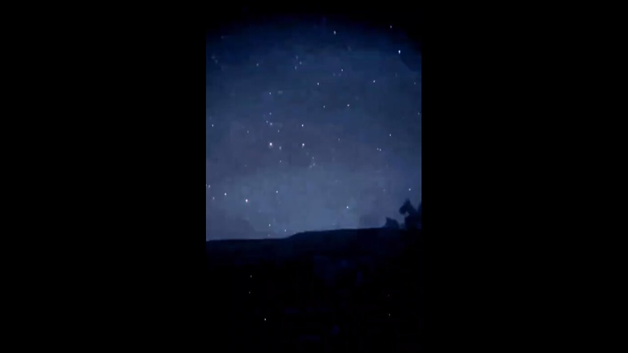 Multiple lights in sky