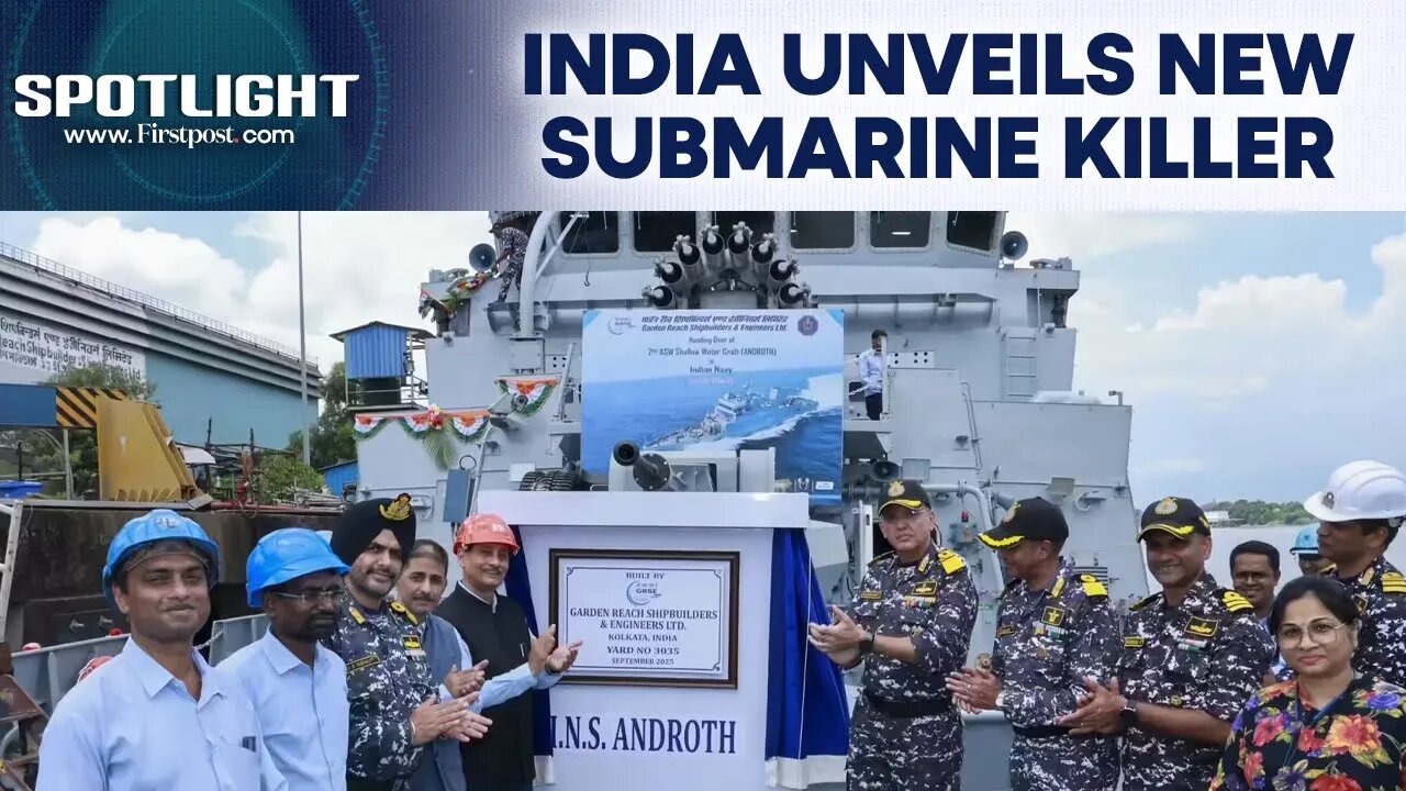 India Unveils Anti-Submarine Ship Androth As China Expands Indian Ocean Presence | Spotlight | N18G