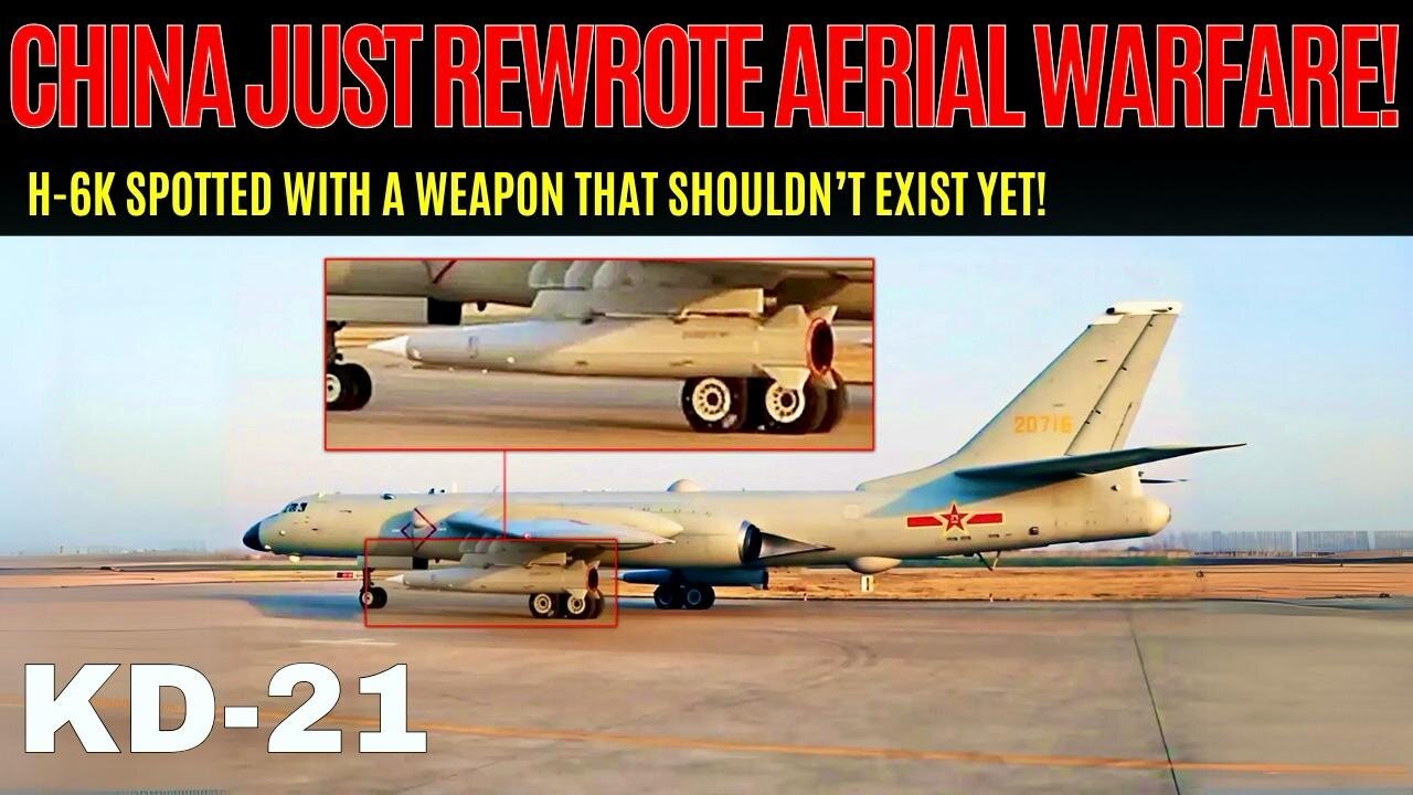 Breakthrough: China’s H-6K Bomber Debuts Deadly Hypersonic Missile in a Historic First!
