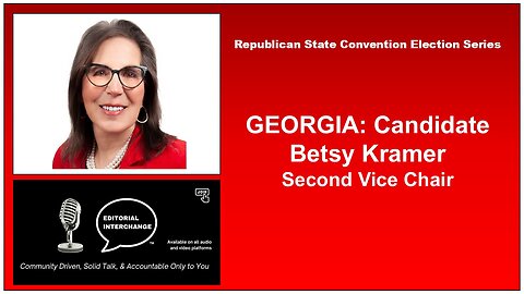 GEORGIA GOP Candidate Betsy Kramer, 2nd Vice Chair