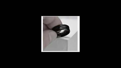 Classic Men Black Stainless Steel Ring