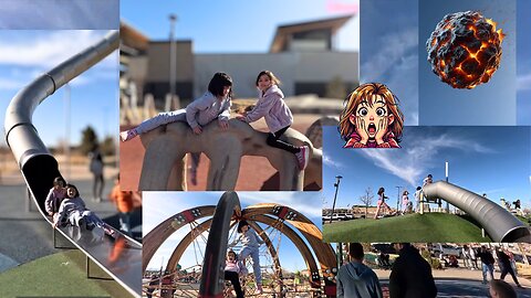 Fun Day at the Park! Long Slide, Shoe Fight Prank & Why Dinosaur Should Go Extinct?! 🎢🦖👟😂