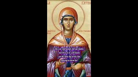 Saint Glyceria the Virgin-Martyr – The Girl Who Defied an Empire