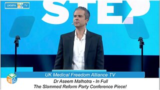 Dr Aseem Malhotra - Speaking At The Reform Party Conference - Full Video