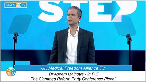 Dr Aseem Malhotra - Speaking At The Reform Party Conference - Full Video
