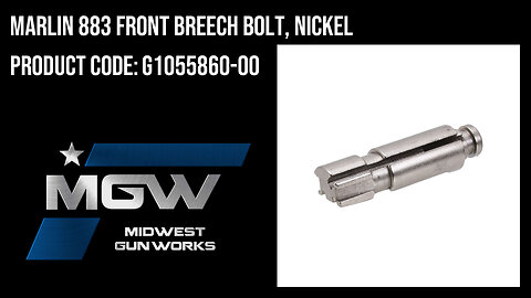 Marlin 883 Front Breech Bolt, Nickel - G1055860-00