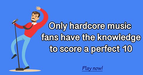Are you a hardcore music fan?
