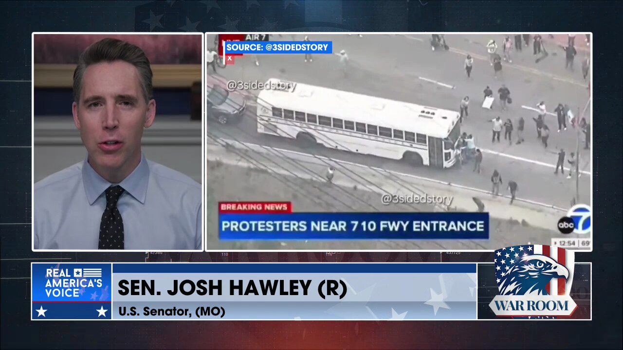 Sen. Hawley: “What’s Happening In LA Is The Culmination Of The Left Wing Mindset Of Open Borders.”