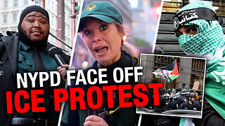 NYPD face-off with anti-ICE, Israel activists after 'No Kings' protest