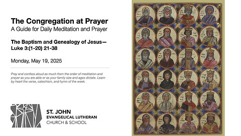 The Baptism and Genealogy of Jesus—Luke 3:(1-20) 21-38