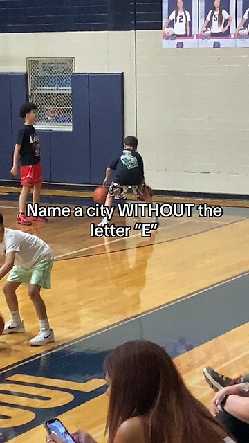 Name a city without the letter “E”