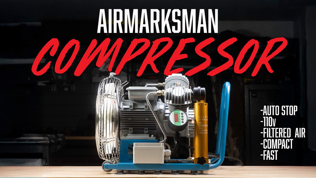 From Empty to 4500 PSI in Minutes — Airmarksman Airgun Compressor