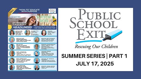 Public School Exit 2025 Summer Series - Part 1