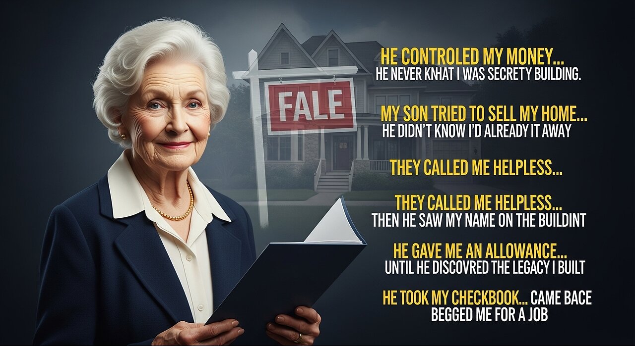 My Son Locked My Money; I Built A Secret Empire. But I Had A Secret Plan...