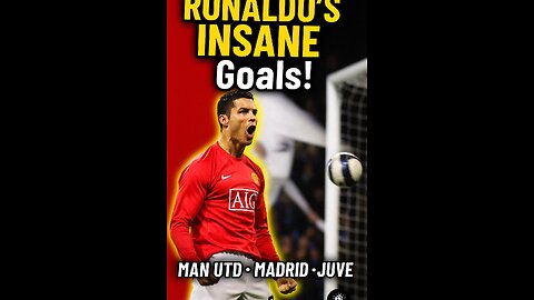 Cristiano Ronaldo INSANE Goals 🔥 | Man Utd • Real Madrid • Juventus