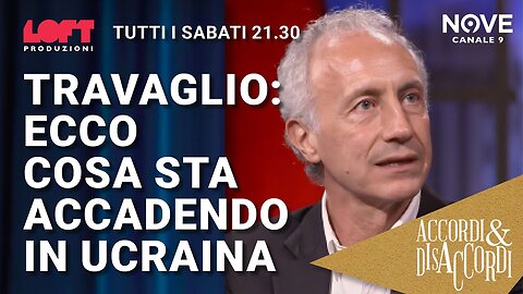Marco Travaglio in tv,ecco cosa sta accadendo in Ucraina.Marco Travaglio: la scelta di Zelensky di bombardare il territorio Russo è stata un’azzardo.Ecco perché.