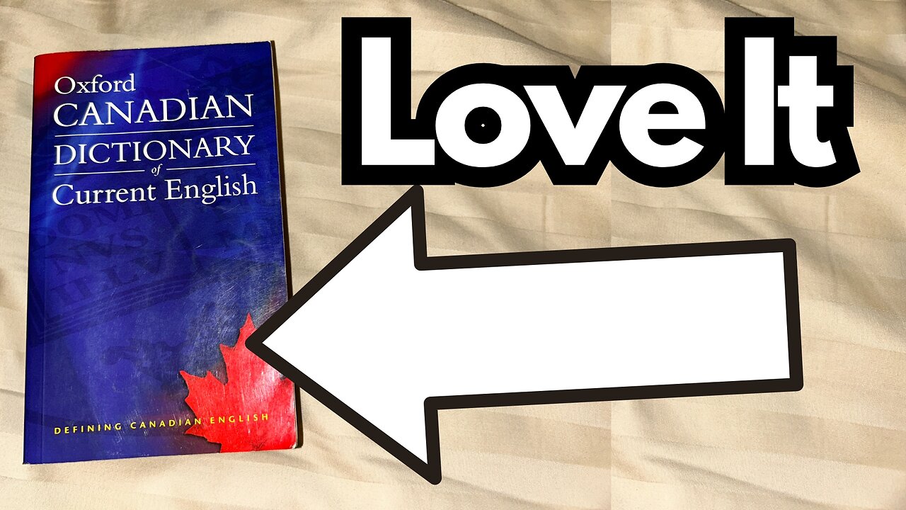 Oxford Canadian Dictionary - A good dictionary if you still need one....