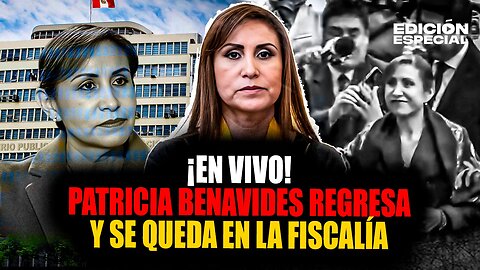 AGO 12 - Patricia Benavides volvió al Ministerio Público para quedarse