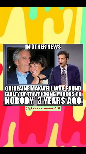 Epstein, Ghislaine Maxwell belong to Intelligence. Conflict of interest don't you think?