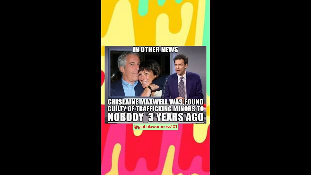 Epstein, Ghislaine Maxwell belong to Intelligence. Conflict of interest don't you think?