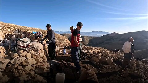 Video Title: Life in Harsh Conditions | Iranian Nomadic family in Stone Houses