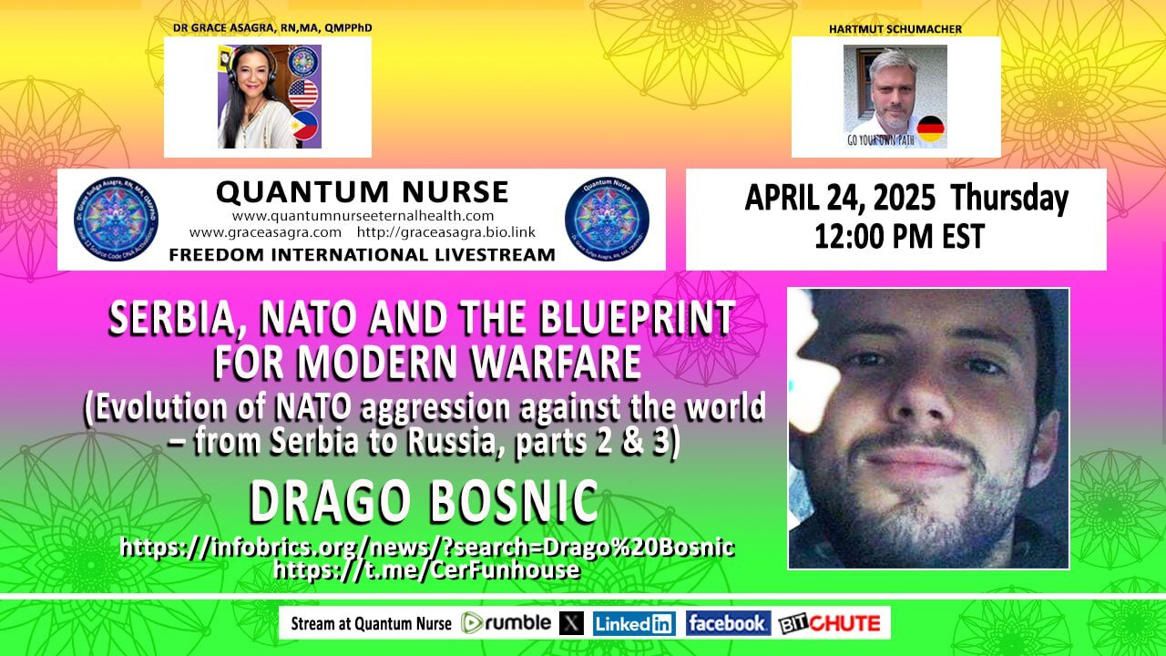 DRAGO BOSNIC -"SERBIA, NATO & THE BLUEPRINT FOR MODERN WARFARE"