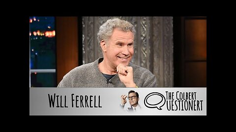 Will Ferrell Takes The Colbert Questionert | The Late Show