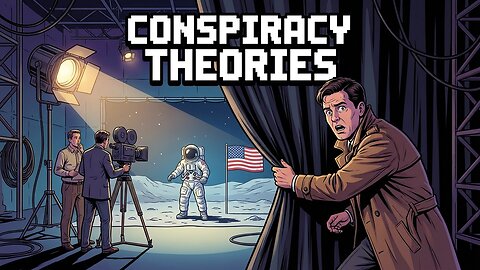 Someone Filmed The Moon Landing... | Conspiracy Theories | Black Screen With Rain
