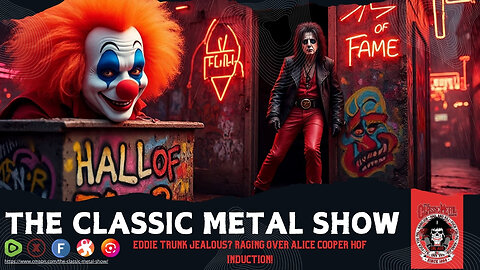 EDDIE TRUNK EXPOSED! RAGES OVER ALICE COOPER'S HALL OF FAME INDUCTION!