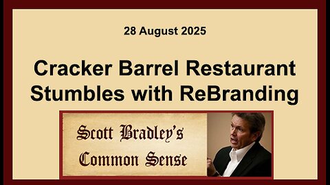 Cracker Barrel Restautant Stumbles with ReBranding