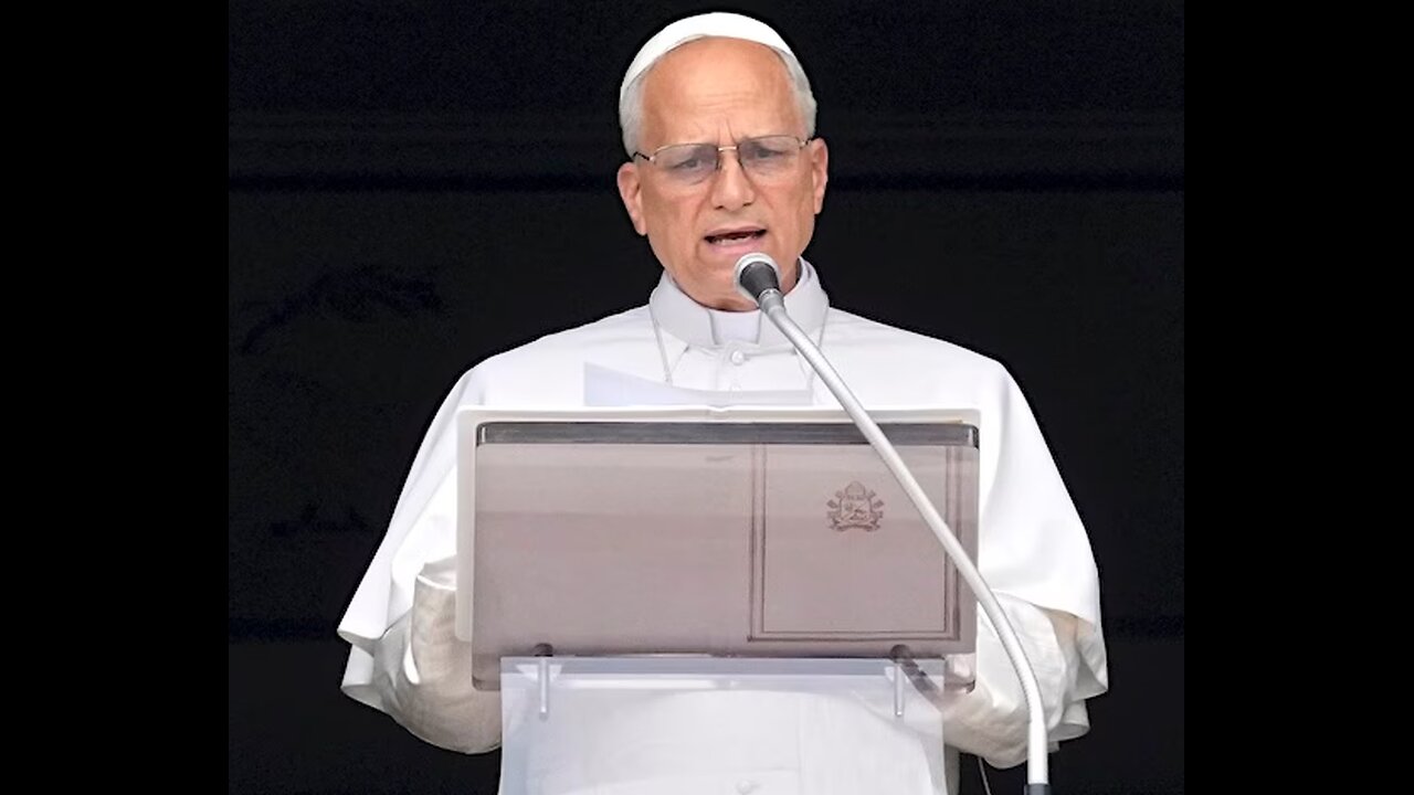 Pope Leo. 'Humanity Cries Out and Calls for Peace'